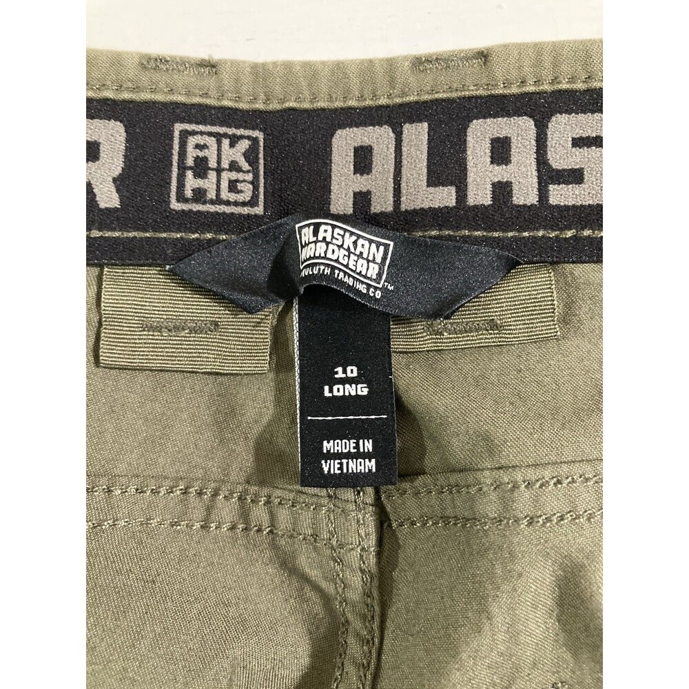 AKHG Alaskan Hardgear Pants Womens 10L Green Stone Run Relaxed 7 Pocket - Picture 10 of 15